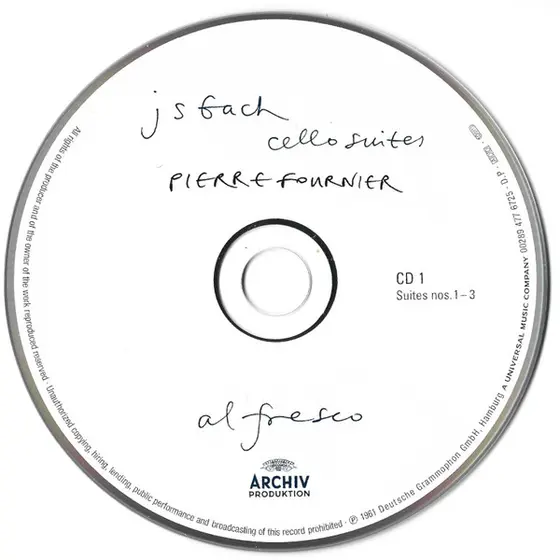 Johann Sebastian Bach, Pierre Fournier - Cello Suites-6