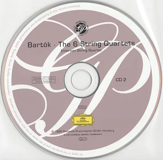 Béla Bartók - Emerson String Quartet - 6 String Quartets-4