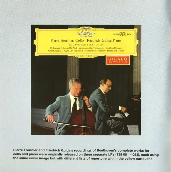 Ludwig van Beethoven, Pierre Fournier & Friedrich Gulda - Complete Works For Cello & Piano-6