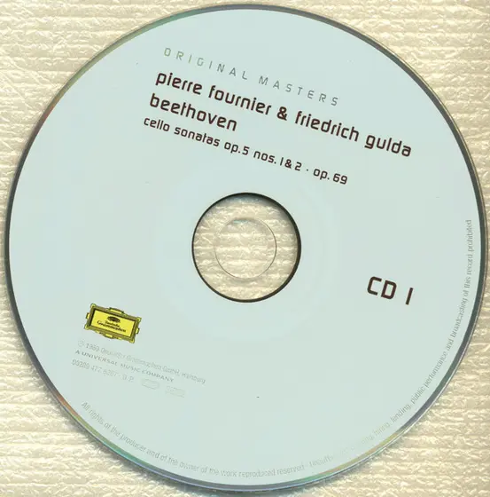 Ludwig van Beethoven, Pierre Fournier & Friedrich Gulda - Complete Works For Cello & Piano-2