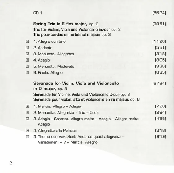 Ludwig van Beethoven - Anne-Sophie Mutter, Bruno Giuranna, Mstislav Rostropovich - Die Streichtrios = The String Trios = Les Trios Pour Cordes-8
