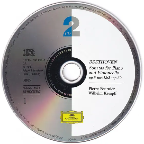 Ludwig van Beethoven, Pierre Fournier, Wilhelm Kempff - The Music For Cello And Piano-3