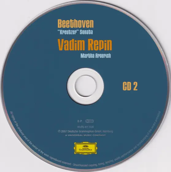 Ludwig van Beethoven, Vadim Repin, Martha Argerich, Wiener Philharmoniker, Riccardo Muti - Violin Concerto | "Kreutzer Sonata-4