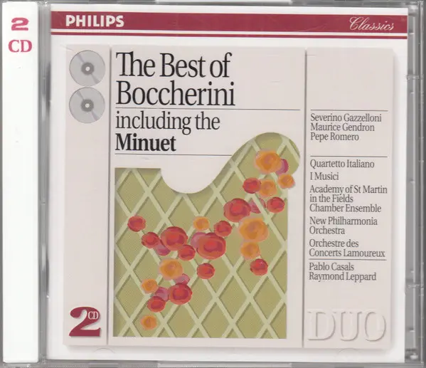 Luigi Boccherini - Severino Gazzelloni, Maurice Gendron, Pepe Romero, Quartetto Italiano, I Musici, Academy Of St. Martin-in-the-Fields Chamber Ensemble, New Philharmonia Orchestra, Orchestre Des Concerts Lamoureux, Pablo Casals, Raymond Leppard - The Best Of Boccherini (Including The Minuet)-24