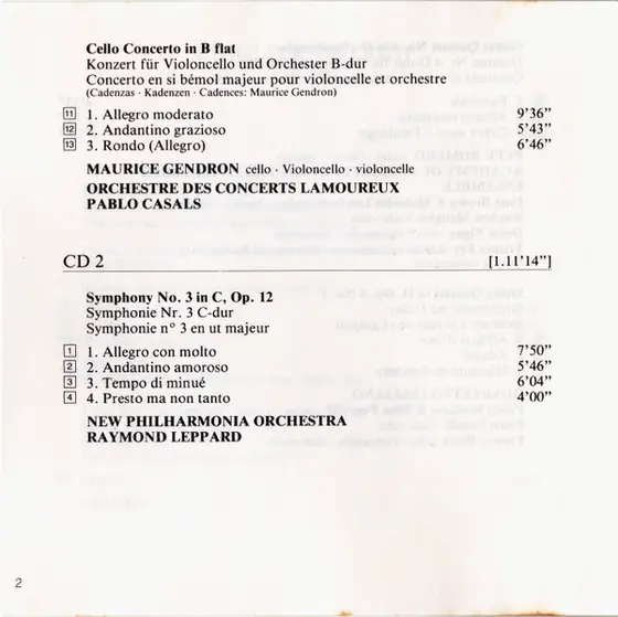Luigi Boccherini - Severino Gazzelloni, Maurice Gendron, Pepe Romero, Quartetto Italiano, I Musici, Academy Of St. Martin-in-the-Fields Chamber Ensemble, New Philharmonia Orchestra, Orchestre Des Concerts Lamoureux, Pablo Casals, Raymond Leppard - The Best Of Boccherini (Including The Minuet)-8