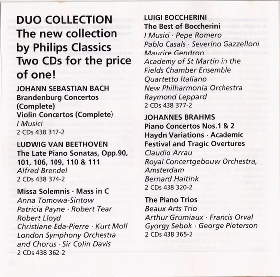 Luigi Boccherini - Severino Gazzelloni, Maurice Gendron, Pepe Romero, Quartetto Italiano, I Musici, Academy Of St. Martin-in-the-Fields Chamber Ensemble, New Philharmonia Orchestra, Orchestre Des Concerts Lamoureux, Pablo Casals, Raymond Leppard - The Best Of Boccherini (Including The Minuet)-20