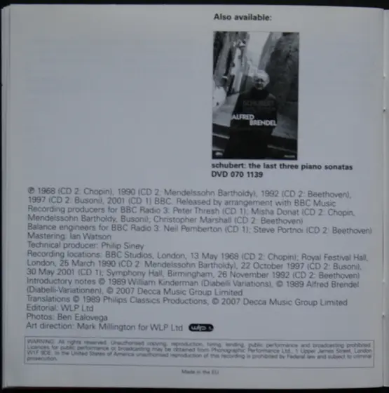 Alfred Brendel - Previously Unpublished Live & Radio Performances 1968–2001-38