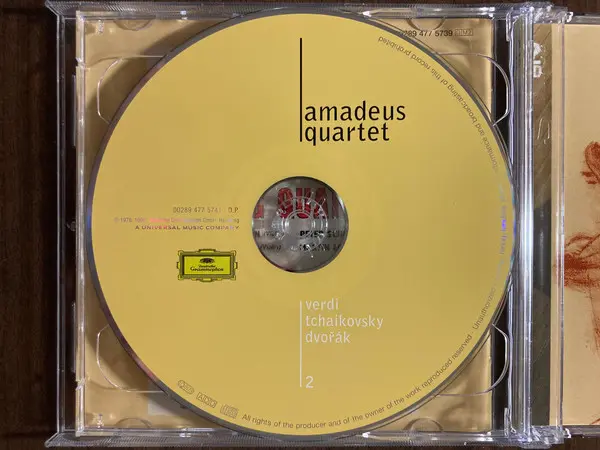 Anton Bruckner • Bedřich Smetana • Giuseppe Verdi • Pyotr Ilyich Tchaikovsky • Antonín Dvořák – Amadeus-Quartett • Cecil Aronowitz - Bruckner / Smetana / Verdi-9