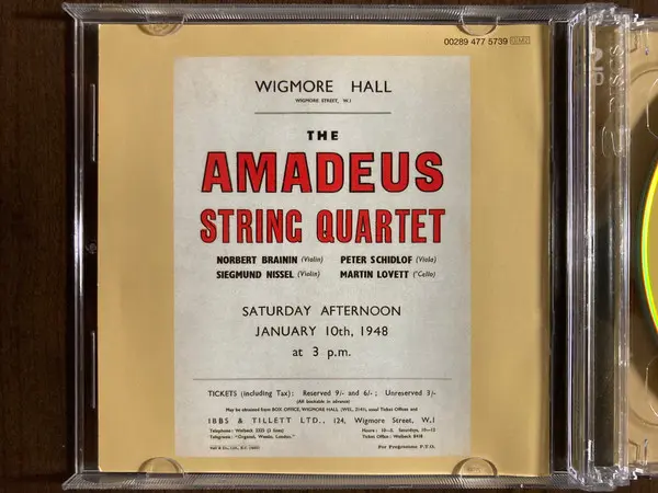 Anton Bruckner • Bedřich Smetana • Giuseppe Verdi • Pyotr Ilyich Tchaikovsky • Antonín Dvořák – Amadeus-Quartett • Cecil Aronowitz - Bruckner / Smetana / Verdi-5
