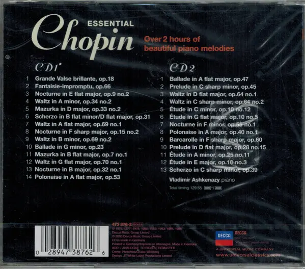 Frédéric Chopin - Essential Chopin (Over 2 Hours Of Beautiful Piano Melodies)-1