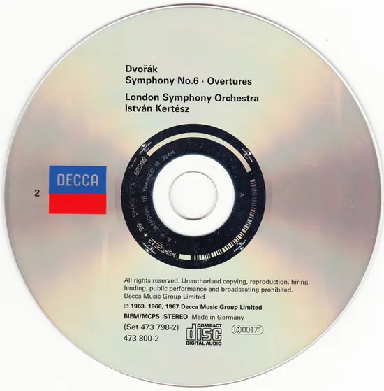 Antonín Dvořák - London Symphony Orchestra, István Kertész - The Symphonies Nos. 4-6-5