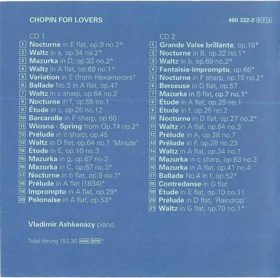 Vladimir Ashkenazy - Chopin For Lovers-1
