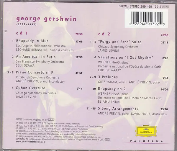 George Gershwin - Rhapsody In Blue - An American In Paris - Porgy And Bess Suite-1