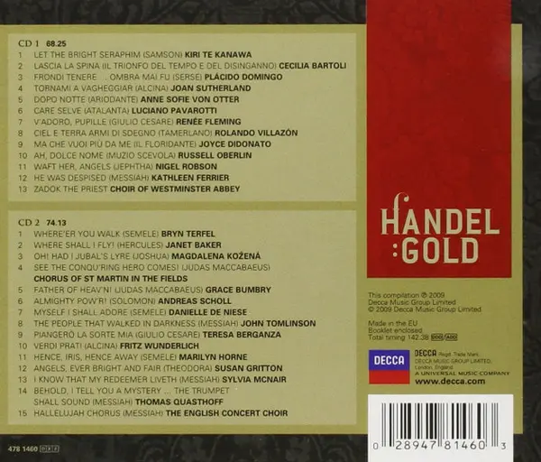 Georg Friedrich Händel - Handel Gold-1