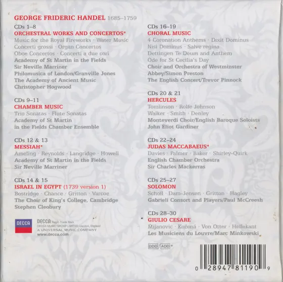 Georg Friedrich Händel - The Masterworks-2