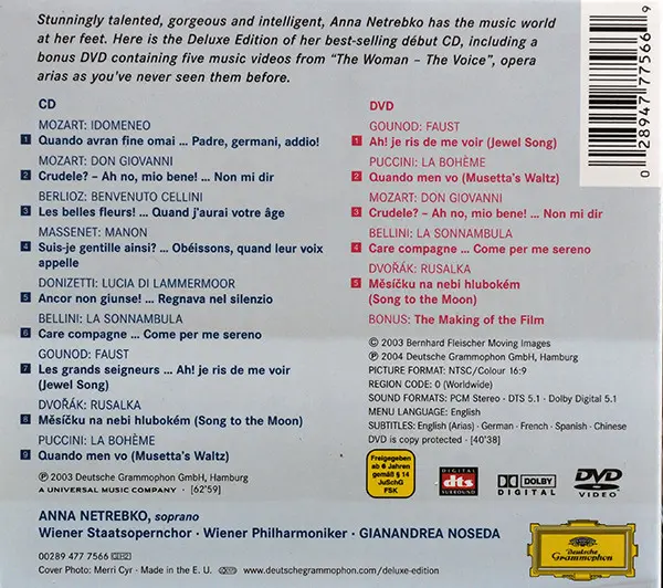 Anna Netrebko, Wiener Philharmoniker, Gianandrea Noseda - Opera Arias-4