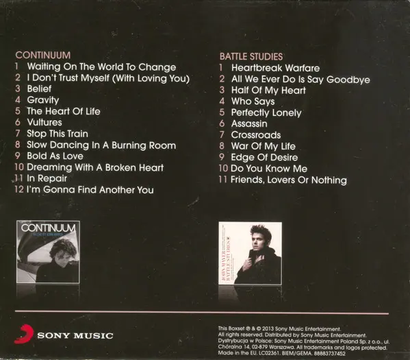 John Mayer - Continuum / Battle Studies-1
