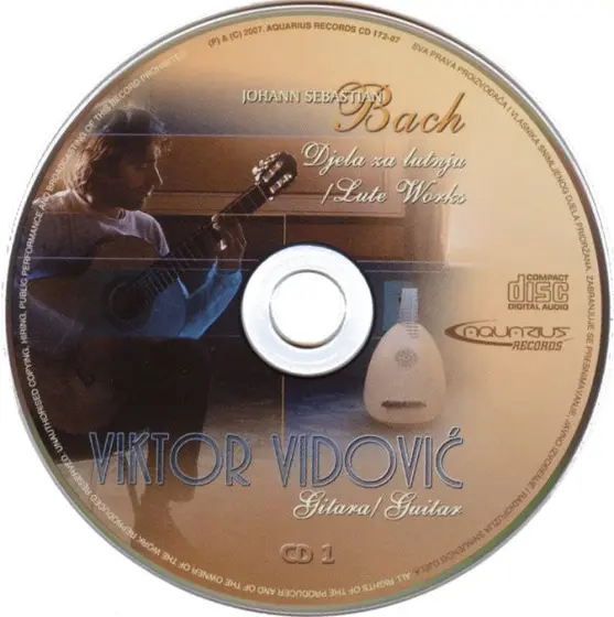 Johann Sebastian Bach, Viktor Vidović - Djela Za Lutnju / Lute Works-10