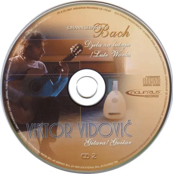 Johann Sebastian Bach, Viktor Vidović - Djela Za Lutnju / Lute Works-11