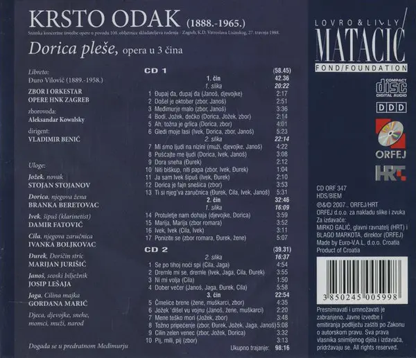 Krsto Odak - Dorica Pleše-1