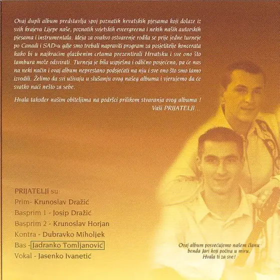 Prijatelji (2) - Jedna Je Hrvatska / Svijet U Tamburi-0