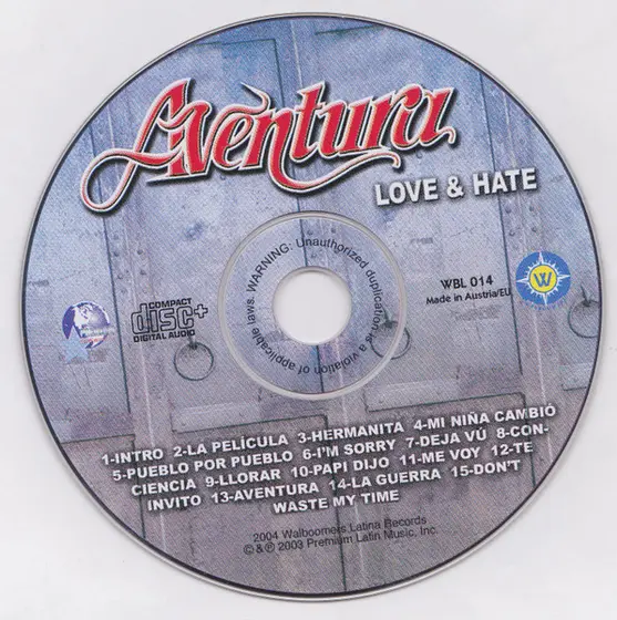 Aventura - Love & Hate-4