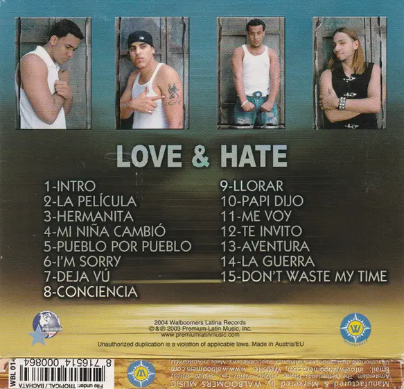 Aventura - Love & Hate-1