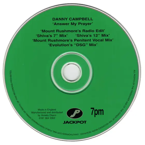 Danny Campbell - Answer My Prayer-0