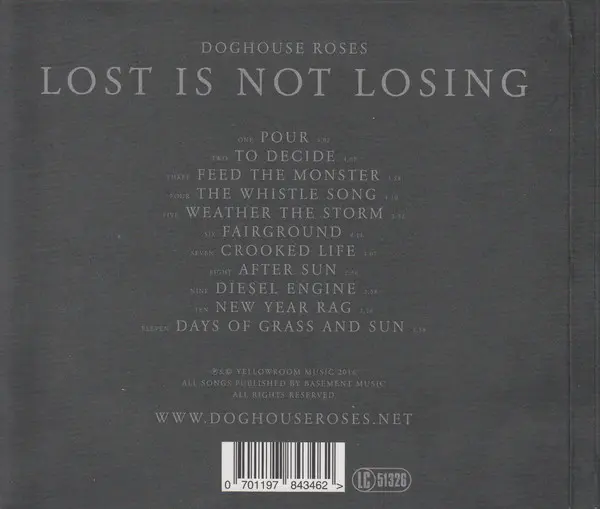 Doghouse Roses - Lost Is Not Losing-1