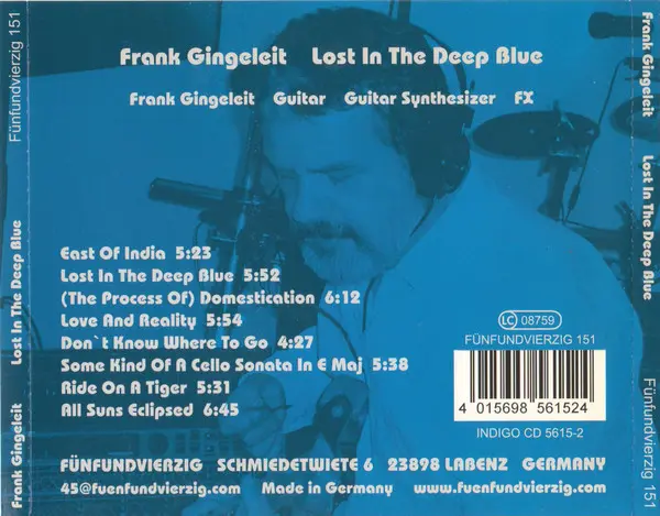 Frank Gingeleit - Lost In The Deep Blue-1