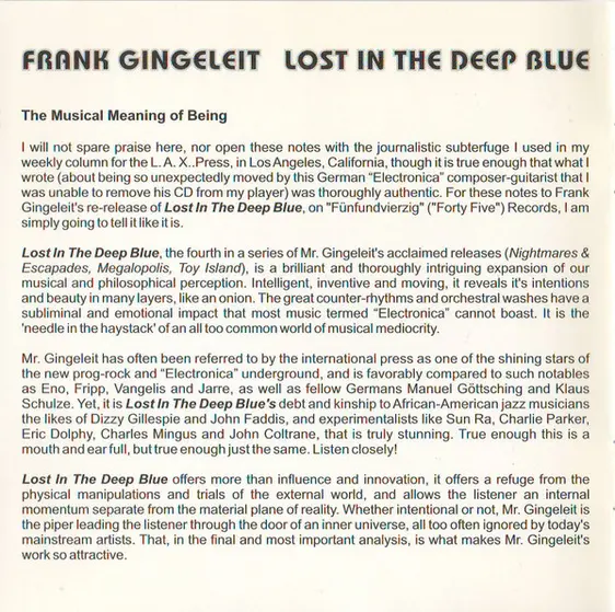 Frank Gingeleit - Lost In The Deep Blue-4