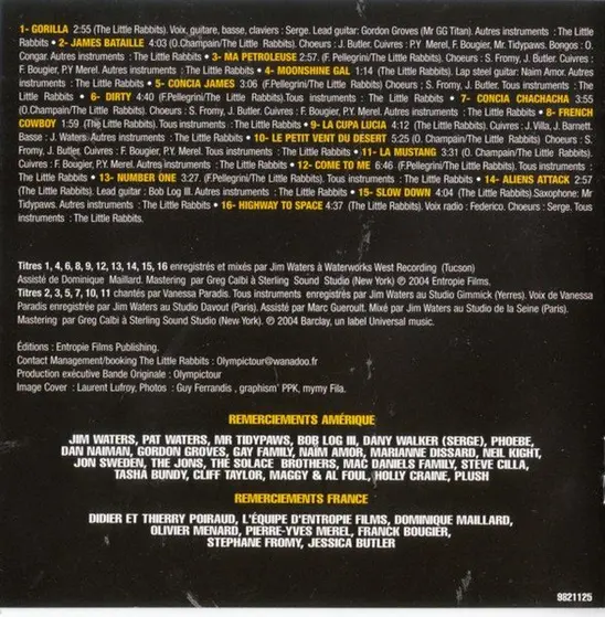 The Little Rabbits Feat. Vanessa Paradis - Atomik Circus (Bande Originale Du Film Composée Et Arrangée Par)-1