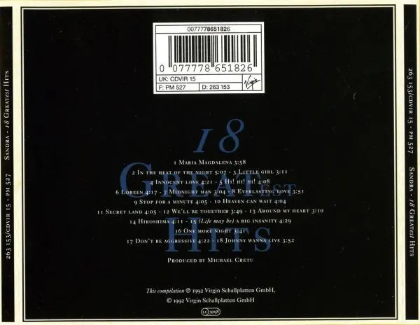 Sandra - 18 Greatest Hits-1