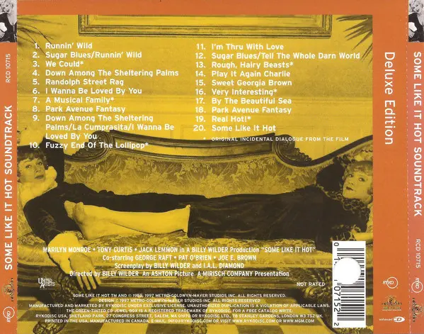 Adolph Deutsch, Various - Some Like It Hot-4