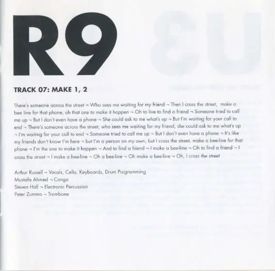 Arthur Russell - Calling Out Of Context-11