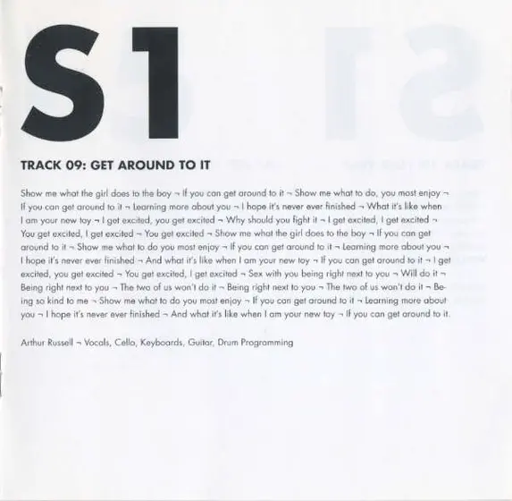 Arthur Russell - Calling Out Of Context-13