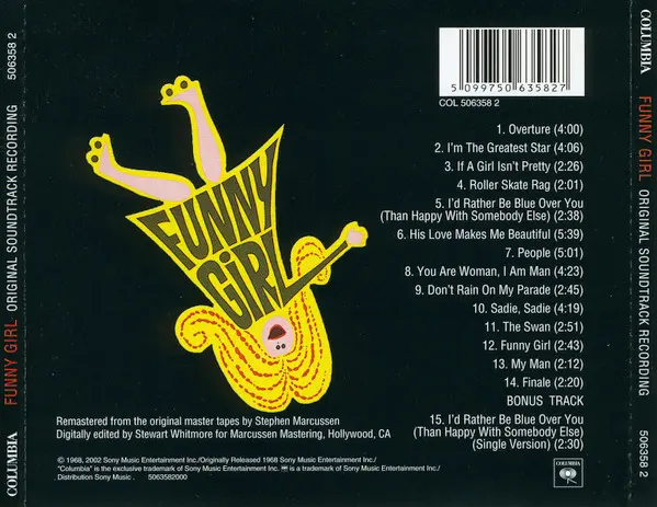 Barbra Streisand / Omar Sharif - Funny Girl (The Original Sound Track Recording)-2