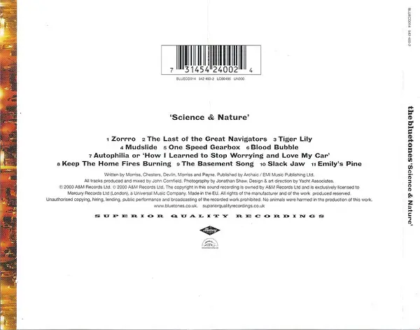 The Bluetones - Science And Nature-1