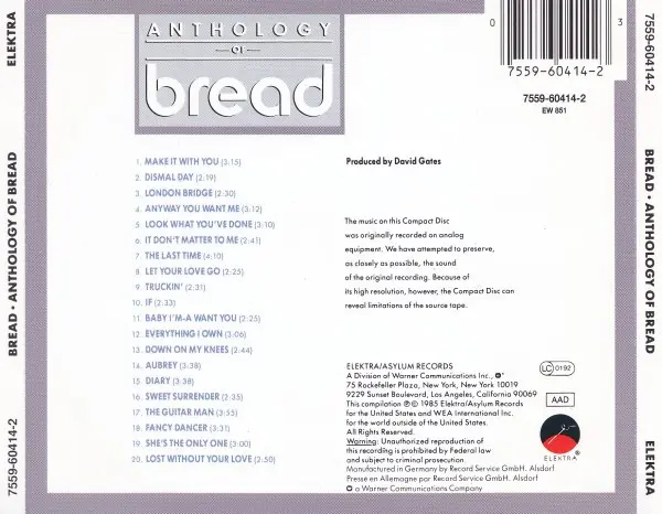 Bread - Anthology Of Bread-1