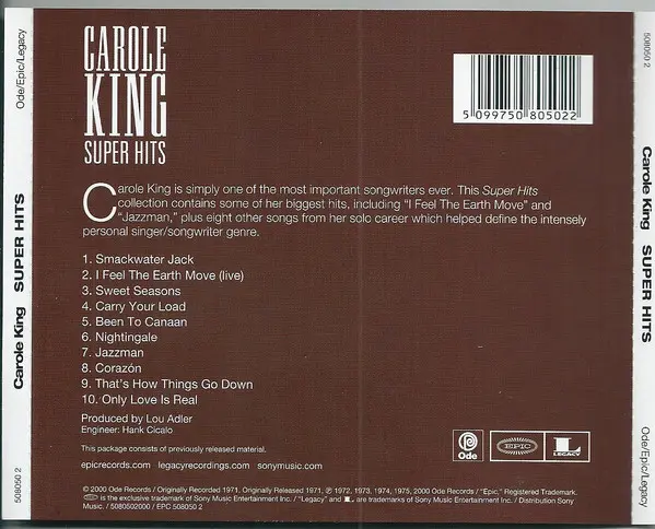Carole King - Super Hits-2