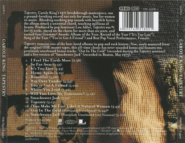 Carole King - Tapestry-1