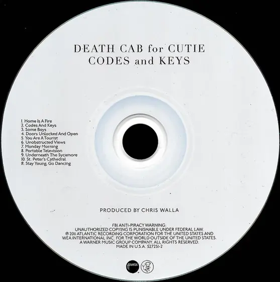 Death Cab For Cutie - Codes And Keys-2
