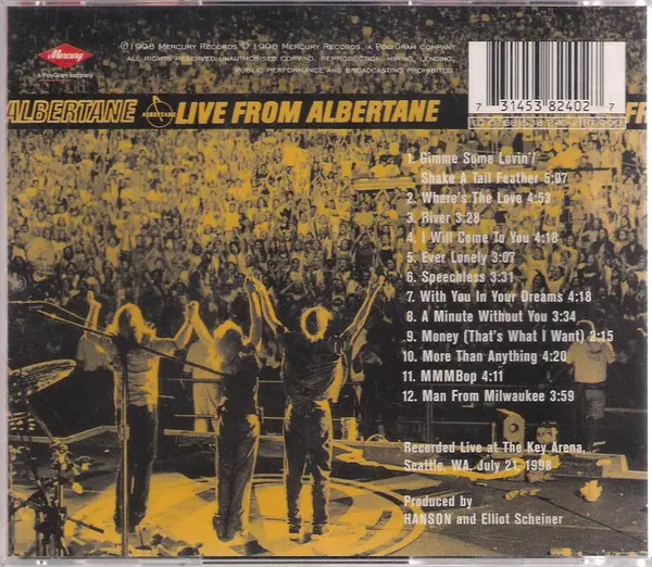 Hanson - Live From Albertane-1