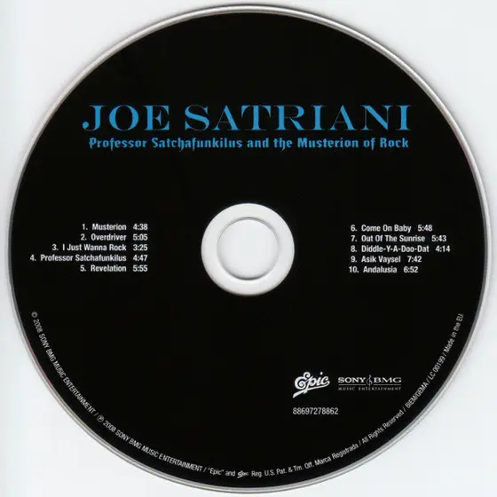 Joe Satriani - Professor Satchafunkilus And The Musterion Of Rock-2