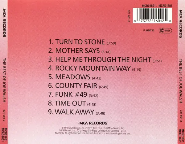 Joe Walsh - The Best Of Joe Walsh-1