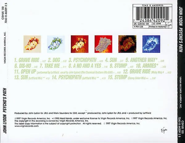 John Lydon - Psycho's Path-1