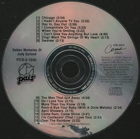 Judy Garland - Golden Memories Of Judy Garland-2