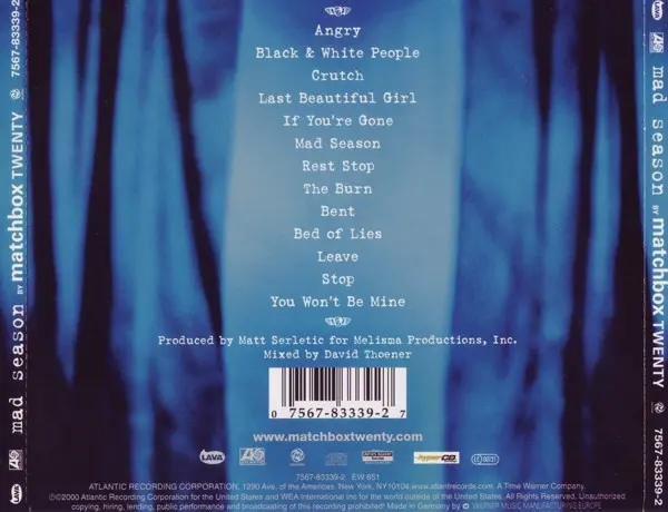 Matchbox Twenty - Mad Season-1