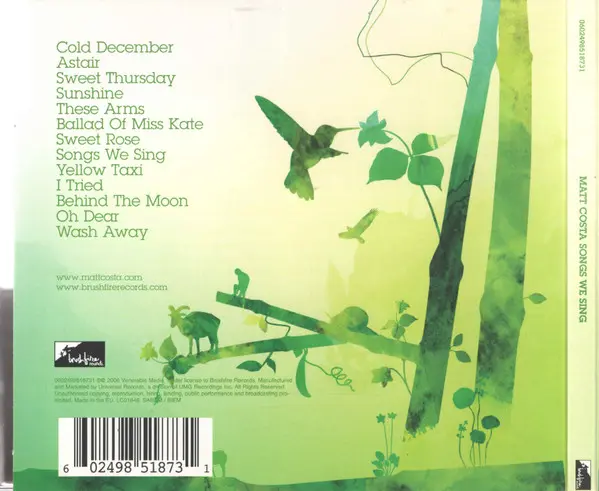 Matt Costa - Songs We Sing-1