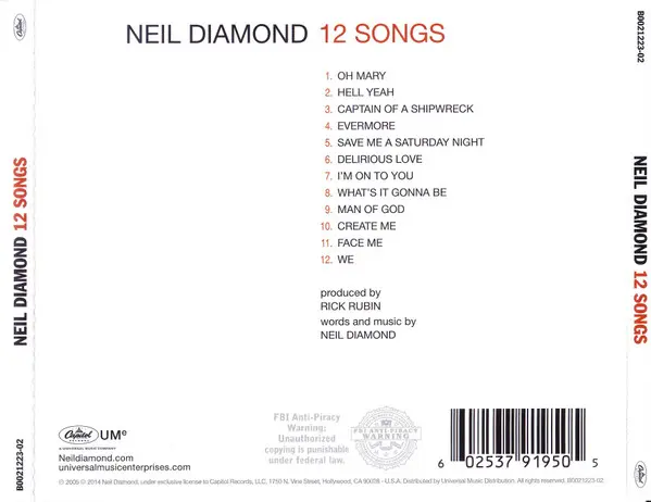 Neil Diamond - 12 Songs-1